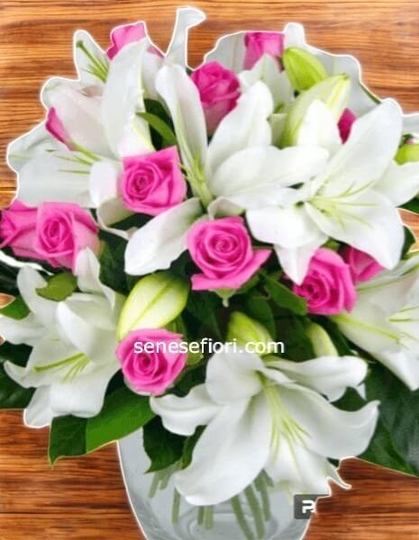 Rose Rosa Ecuador e Gigli: Il Regalo Perfetto a Napoli e Provincia