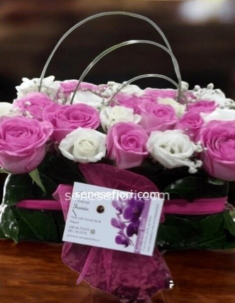 composizione fiori sushi rossella