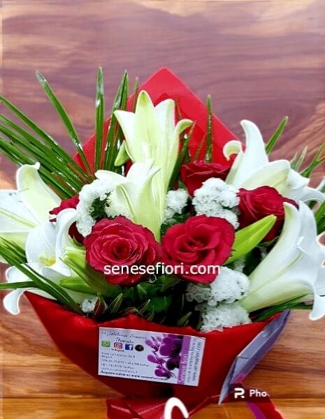 Bouquet rose e gigli