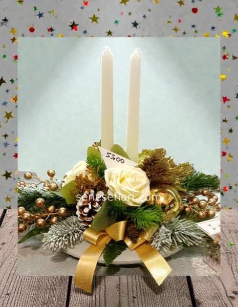 centrotavola tondo oro