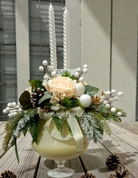 alzatina toni panna natalizia