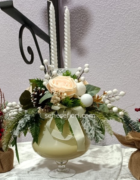 alzatina toni panna natalizia